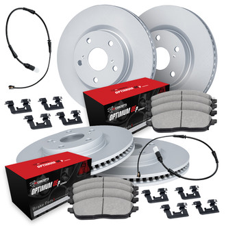 R1 Concepts® - Slotted Brake Kit with Optimum OE Pads