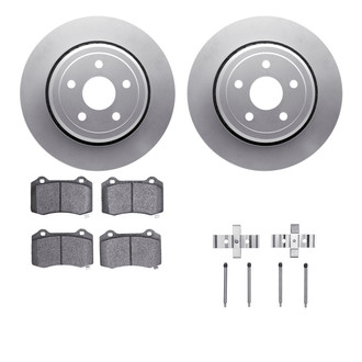 R1 Concepts® - Carbon Series Rear Brake Kit with Performance Off-Road/Tow Brake Pads