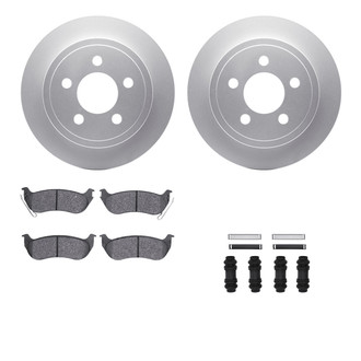 R1 Concepts® - Carbon Series Rear Brake Kit with Performance Off-Road/Tow Brake Pads