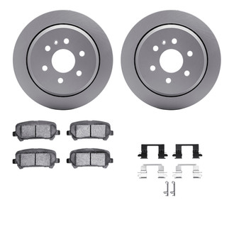 R1 Concepts® - Carbon Series Rear Brake Kit with Performance Off-Road/Tow Brake Pads