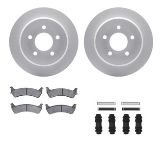 R1 Concepts® - Carbon Series Rear Brake Kit with Performance Off-Road/Tow Brake Pads