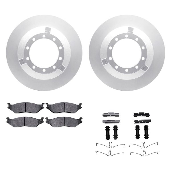 R1 Concepts® - Carbon Series Rear Brake Kit with Performance Off-Road/Tow Brake Pads