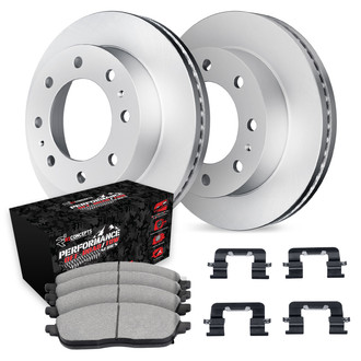 R1 Concepts® - Carbon Series Front Brake Kit with Performance Off-Road/Tow Brake Pads