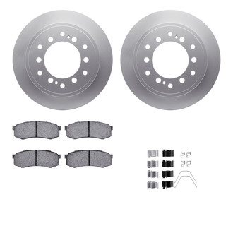 R1 Concepts® - Carbon Series Rear Brake Kit with Performance Off-Road/Tow Brake Pads