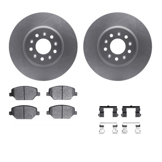 R1 Concepts® WDWH1-45023 - Front Brake Kit with Ceramic Pads