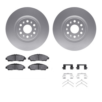 R1 Concepts® - Front Brake Kit with Ceramic Pads