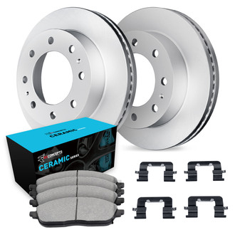 R1 Concepts® - Front Brake Kit with Ceramic Pads