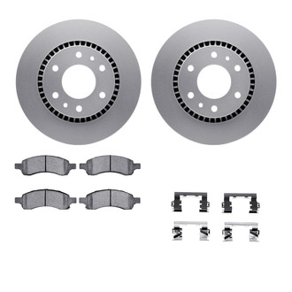 R1 Concepts® - Front Brake Kit with Ceramic Pads