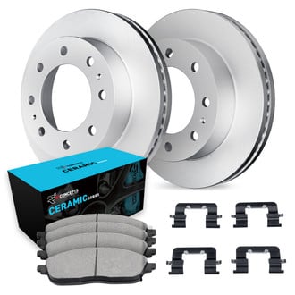 R1 Concepts® - Rear Brake Kit with Ceramic Pads