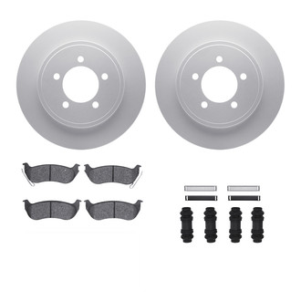 R1 Concepts® WDWH1-54068 - Rear Brake Kit with Ceramic Pads