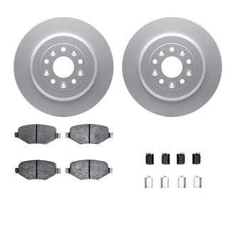 R1 Concepts® WDWH1-54108 - Rear Brake Kit with Ceramic Pads