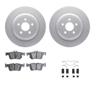 R1 Concepts® WDWH1-55006 - Rear Brake Kit with Ceramic Pads