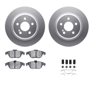 R1 Concepts® WDWH1-63066 - Rear Brake Kit with Ceramic Pads
