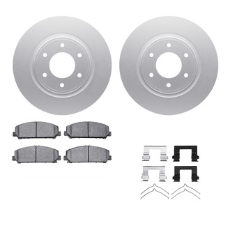 R1 Concepts® WDWH1-67055 - Front Brake Kit with Ceramic Pads