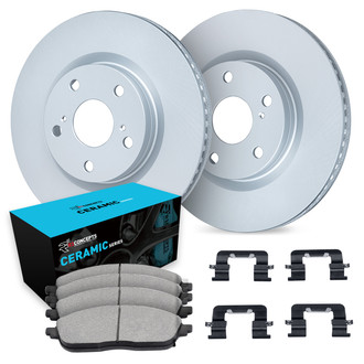 R1 Concepts® - Rear Brake Kit with Ceramic Pads