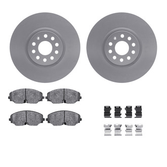 R1 Concepts® - Front Brake Kit with Ceramic Pads
