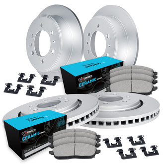 R1 Concepts® - Brake Kit with Ceramic Pads