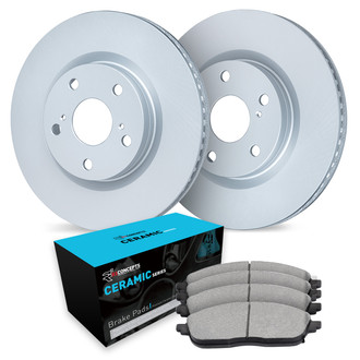 R1 Concepts® - Rear Brake Kit with Ceramic Pads