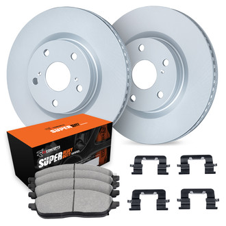 R1 Concepts® WDXH1-40132 - Rear Brake Kit with Super Duty Pads