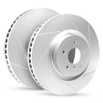 R1 Concepts® WEPN1-75020 - Slotted Rear Brake Rotor Set