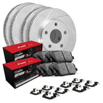 R1 Concepts® - Slotted Brake Kit with 5000 OE Pads