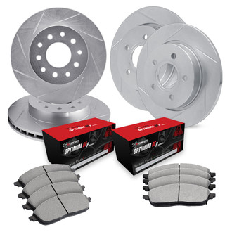 R1 Concepts® - Slotted Brake Kit with 5000 OE Pads