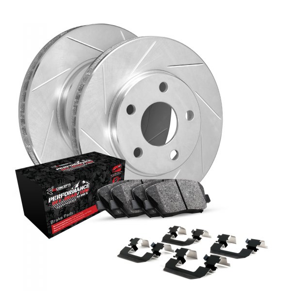  R1 Concepts® - Slotted Rear Brake Kit with Performance Off-Road/Tow Brake Pads