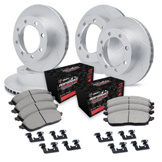 R1 Concepts® - Slotted Brake Kit with Performance Off-Road/Tow Brake Pads