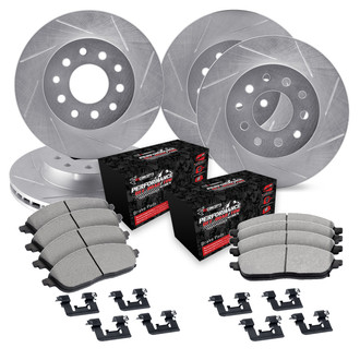 R1 Concepts® - Slotted Brake Kit with Performance Off-Road/Tow Brake Pads