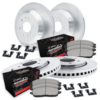R1 Concepts® - Slotted Brake Kit with Performance Off-Road/Tow Brake Pads