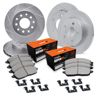 R1 Concepts® - Slotted Brake Kit with Super Duty Pads
