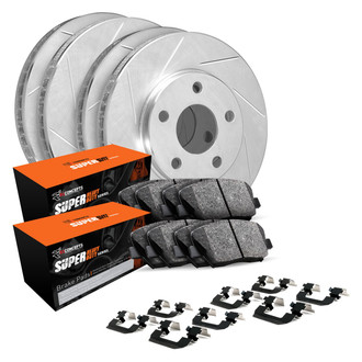 R1 Concepts® - Slotted Brake Kit with Super Duty Pads