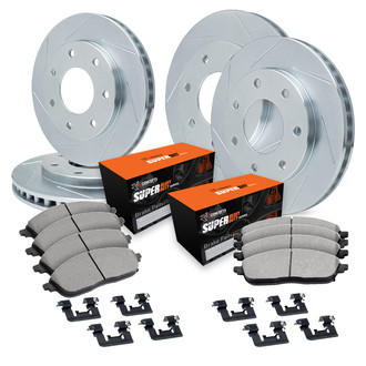 R1 Concepts® - Slotted Brake Kit with Super Duty Pads