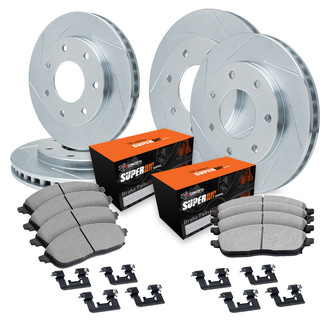 R1 Concepts® - Slotted Brake Kit with Super Duty Pads