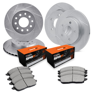 R1 Concepts® - Slotted Brake Kit with Super Duty Pads