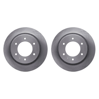 R1 Concepts® - Plain Rear Brake Rotor Set