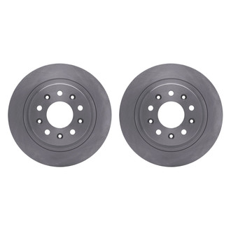 R1 Concepts® - Plain Rear Brake Rotor Set