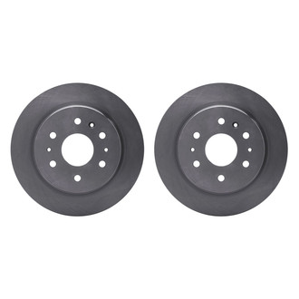 R1 Concepts® - Plain Rear Brake Rotor Set