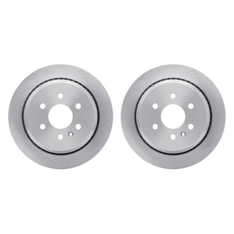 R1 Concepts® - Plain Rear Brake Rotor Set
