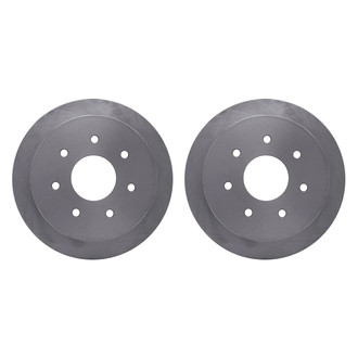 R1 Concepts® - Plain Rear Brake Rotor Set