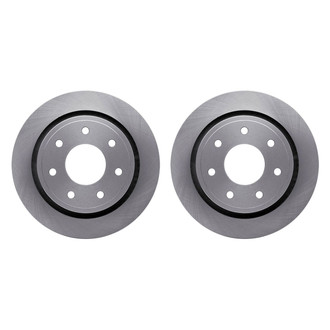 R1 Concepts® - Plain Rear Brake Rotor Set