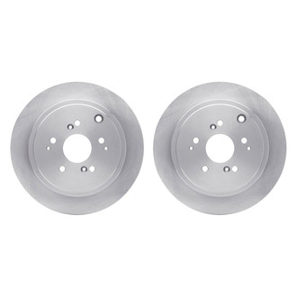 R1 Concepts® - Plain Rear Brake Rotor Set