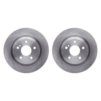 R1 Concepts® - Plain Rear Brake Rotor Set