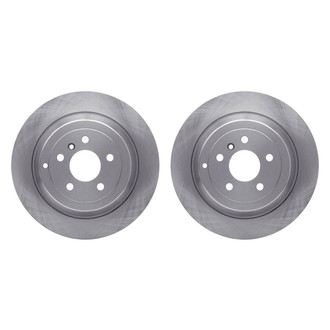 R1 Concepts® - Plain Rear Brake Rotor Set