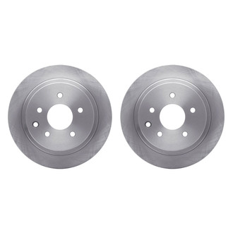 R1 Concepts® - Plain Rear Brake Rotor Set