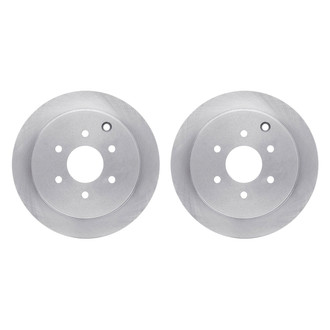 R1 Concepts® - Plain Rear Brake Rotor Set