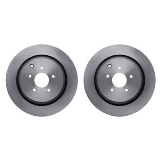 R1 Concepts® - Plain Rear Brake Rotor Set