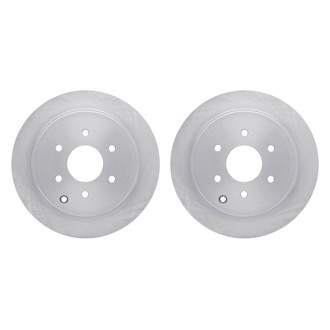 R1 Concepts® - Plain Rear Brake Rotor Set
