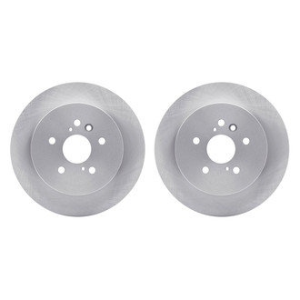 R1 Concepts® - Plain Rear Brake Rotor Set