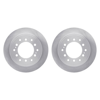 R1 Concepts® - Plain Rear Brake Rotor Set